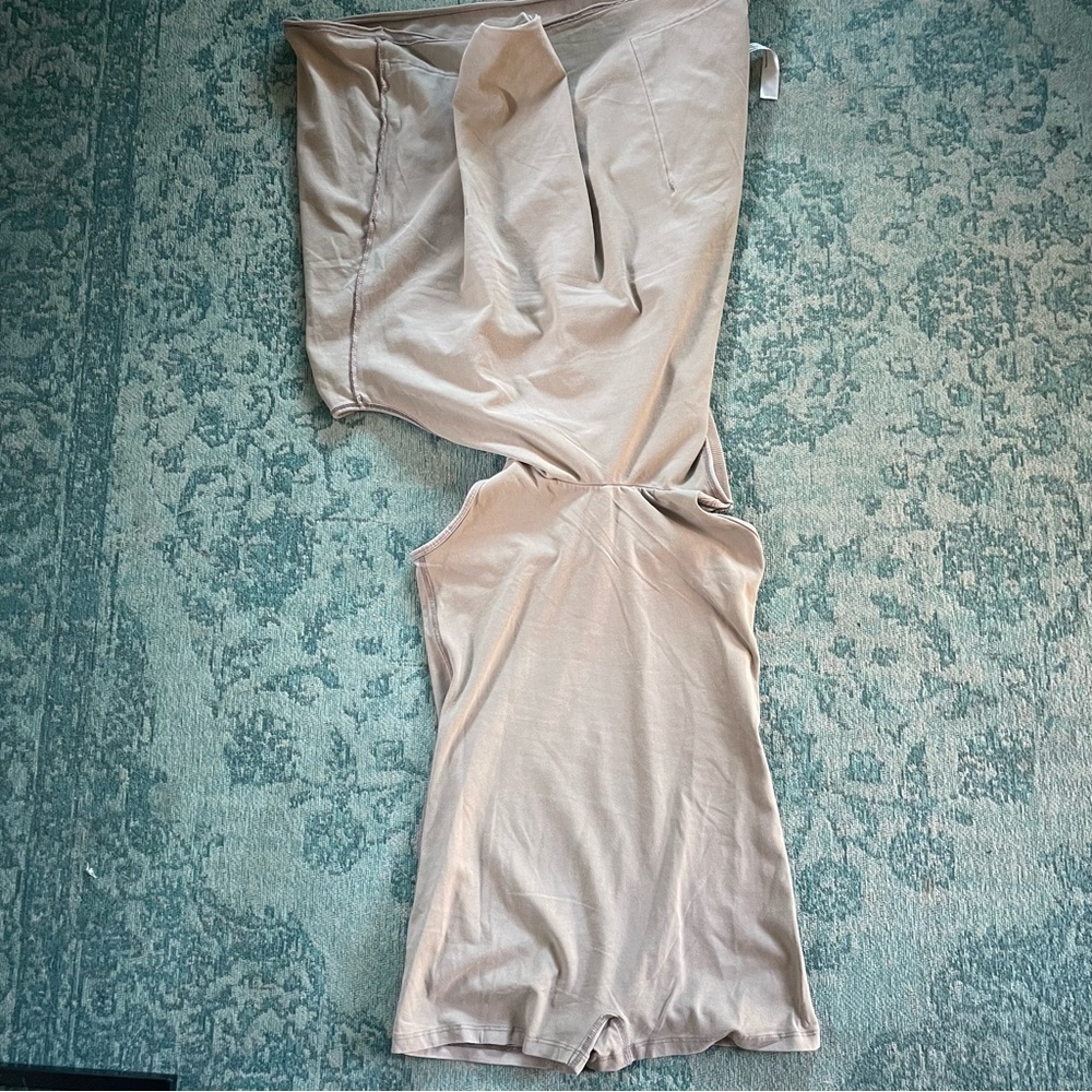 Free People Hot Shot Mini Dress in Mocha Latte Tan size Medium NWOT - Picture 8 of 11
